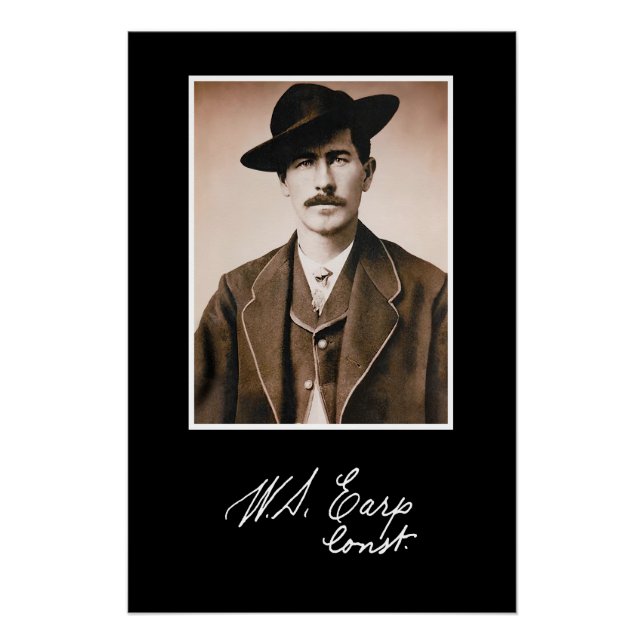 Wyatt Earp Constable in His Prime Poster (Front)