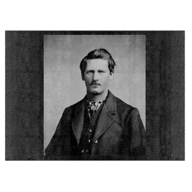 Wyatt Earp: Lawman, Gunfighter, Saloon Keeper Cutting Board (Front)