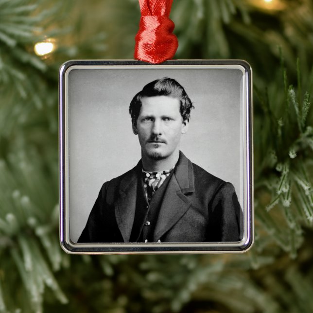 Wyatt Earp: Lawman, Gunfighter, Saloon Keeper Metal Ornament (Tree)