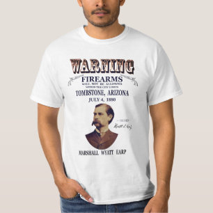 Wyatt Earp ⚖️ Lawman Marshall Old Tombstone  T-Shirt