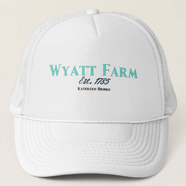Wyatt Farm Trucker Hat (Front)