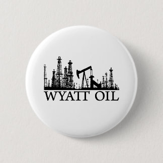 Wyatt Oil / Black Logo 6 Cm Round Badge