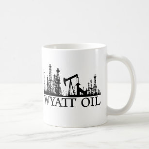 Wyatt Oil / Black Logo Coffee Mug