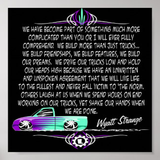 wyattstrange mini truck poster