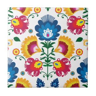 Wycinanki Ceramic Tile