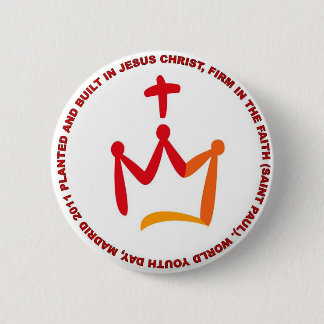 WYD-CIRCLE-PIN 6 CM ROUND BADGE