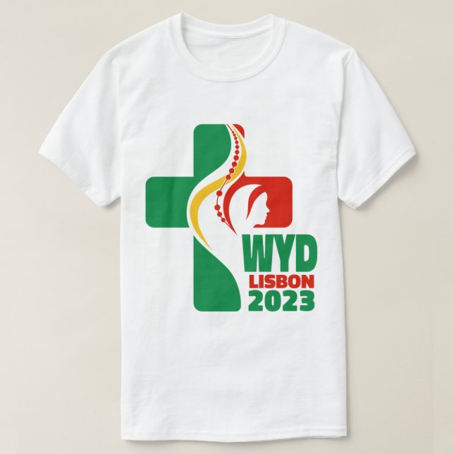 WYD World Youth Day Lisbon 2023 official logo   T-Shirt (Design Front)