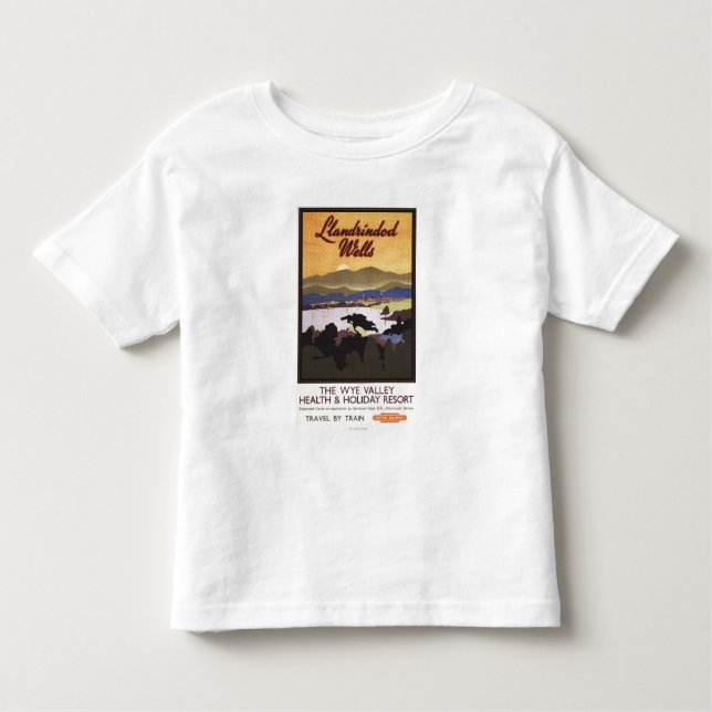 Wye Valley Resort British Rail Poster Toddler T-Shirt (Front)