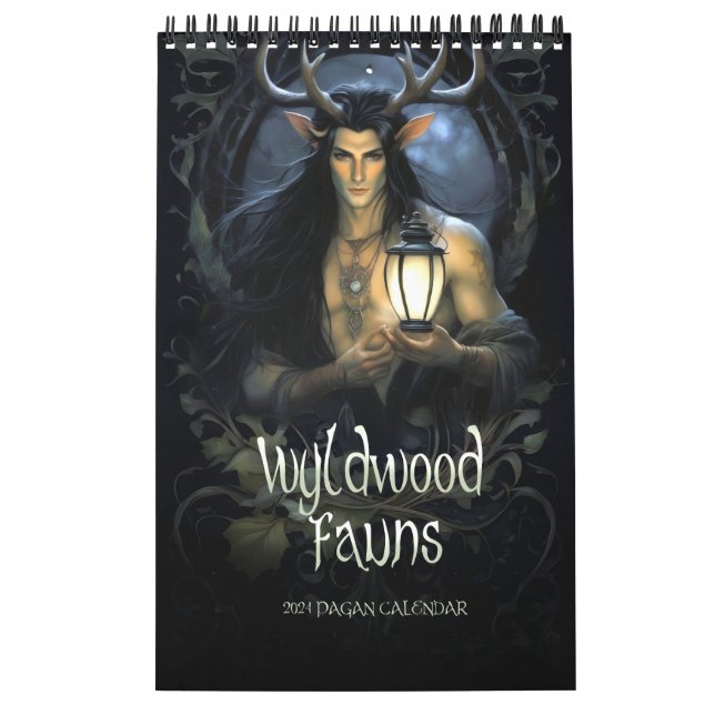 Wyldwood Fauns 2024 Pagan Calendar (Cover)