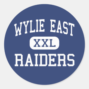 Wylie East - Raiders - High School - Wylie Texas Classic Round Sticker