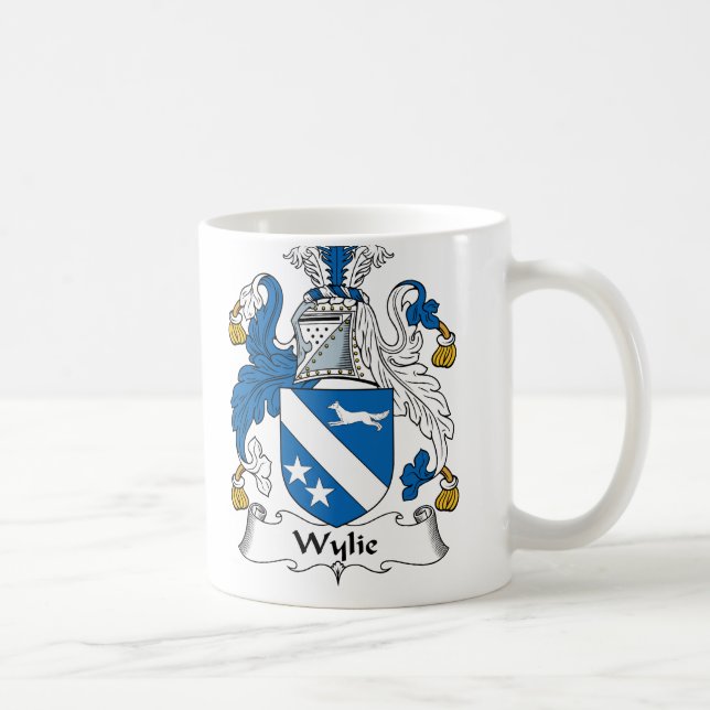 Wylie Family Crest Coffee Mug (Right)