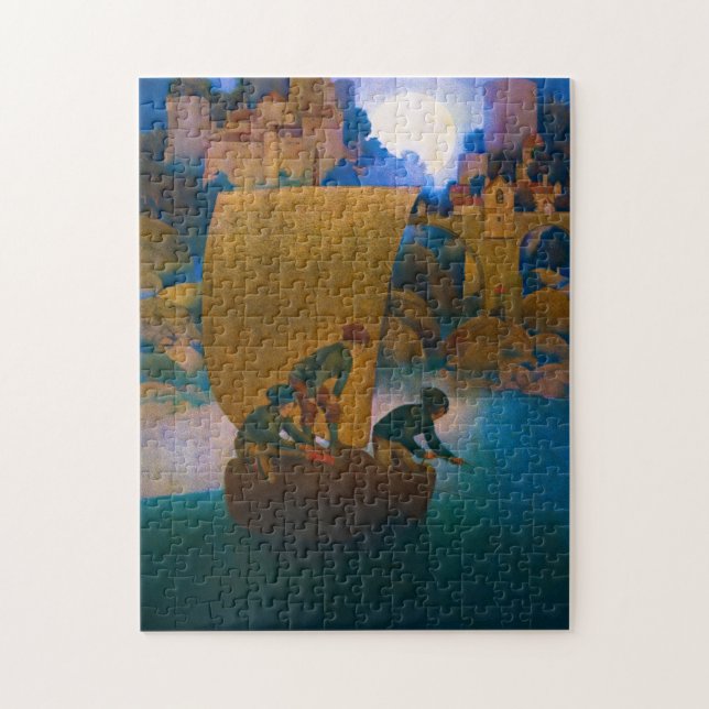 Wynken, Blynken and Nod, 1905 by Maxfield Parrish Jigsaw Puzzle (Vertical)