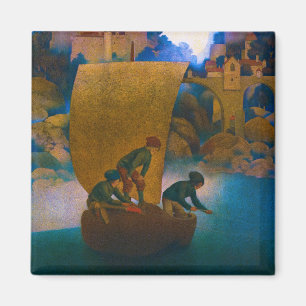 Wynken, Blynken and Nod, 1905 by Maxfield Parrish Magnet