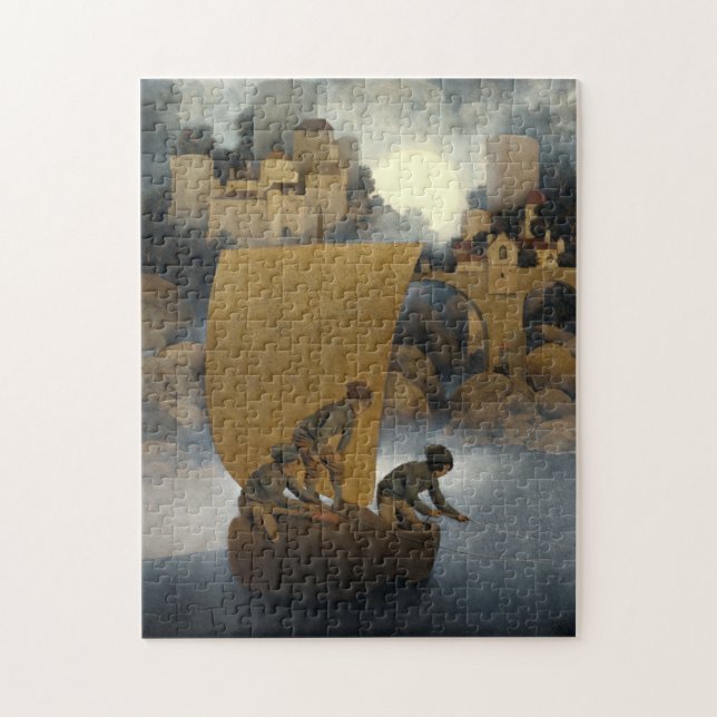 Wynken, Blynken, and Nod by Maxfield Parrish 1902 Jigsaw Puzzle (Vertical)
