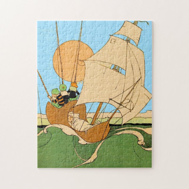 Wynken, Blynken and Nod Jigsaw Puzzle (Vertical)