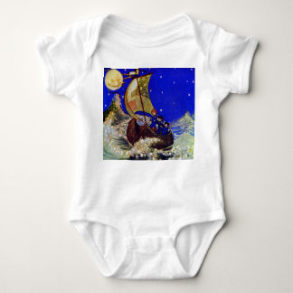 Wynken Blynken and Nod Nursery Rhyme Baby Bodysuit
