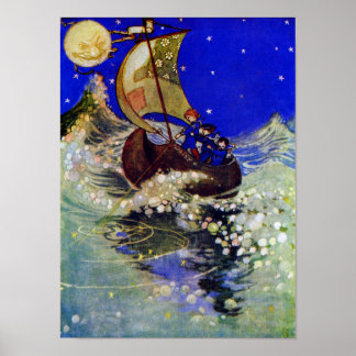 Wynken Blynken and Nod Poster