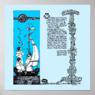 Wynken Blynken & Nod by Jessie Marion King Poster