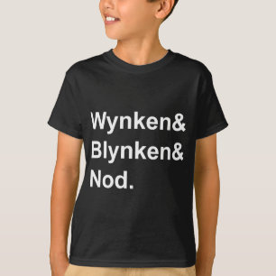 Wynken Blynken & Nod Wooden Shoe Bedtime Story T-Shirt