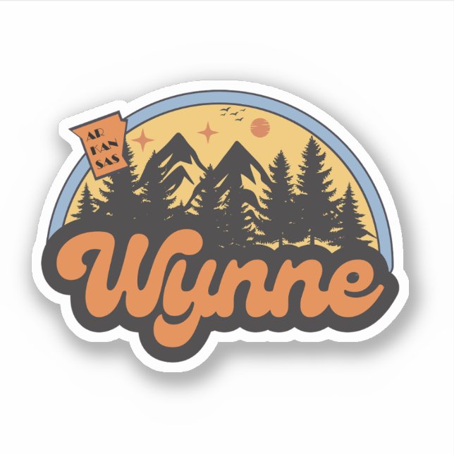 Wynne, Arkansas  Sticker (Front)