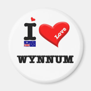 WYNNUM - I Love Magnet