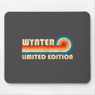 Wynter Surname Retro Vintage 80s 90s Birthday Reun Mouse Pad