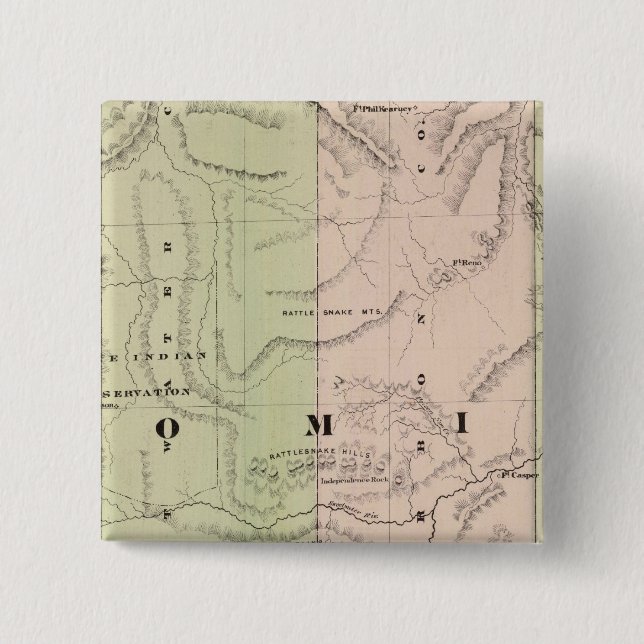 Wyoming 2 15 cm square badge (Front)