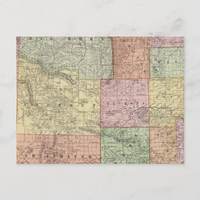 Wyoming 3 postcard (Front)