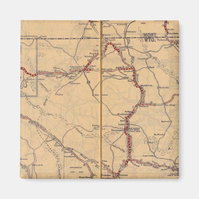 Wyoming 4 magnet (Front)