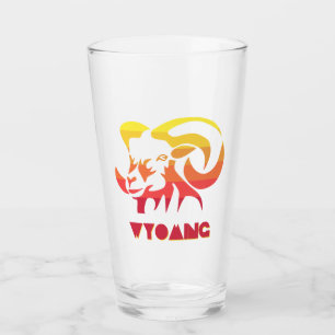 Wyoming Bighorn Sheep Glass
