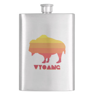 Wyoming Bison Hip Flask