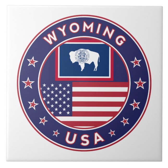 Wyoming Ceramic Tile (Front)
