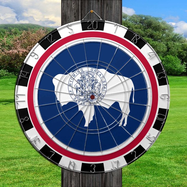 Wyoming Dartboard USA & Wyoming Flag / game board (Creator Uploaded)