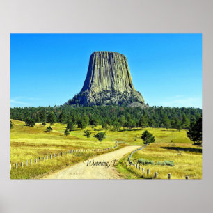 Wyoming, Devil's Tower Poster