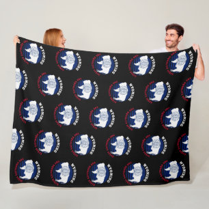 WYOMING EQUALITY STATE FLAG FLEECE BLANKET