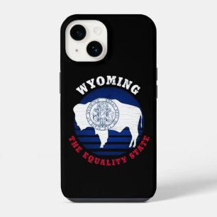WYOMING EQUALITY STATE FLAG iPhone 14 CASE