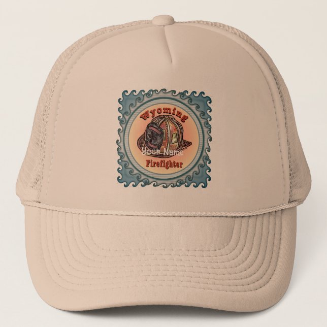 Wyoming Firefighter  Hat (Front)