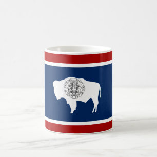 Wyoming flag coffee mug