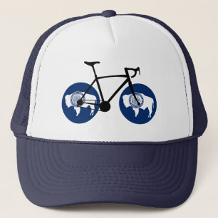 Wyoming Flag Cycling Trucker Hat