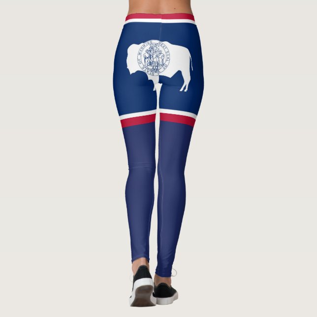 Wyoming flag leggings (Back)