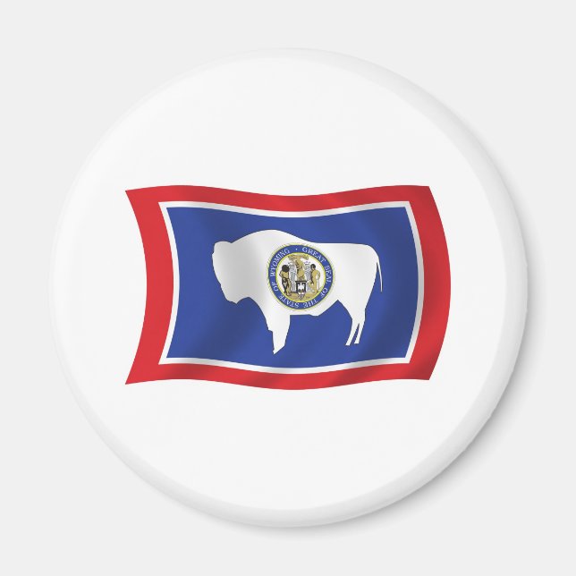 Wyoming Flag Magnet (Front)