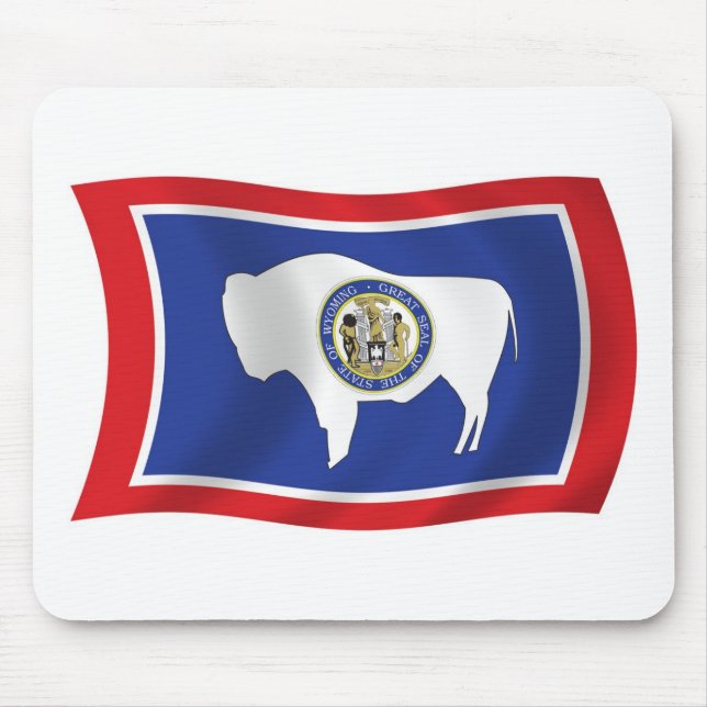 Wyoming Flag Mousepad (Front)