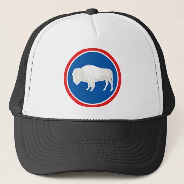 Wyoming Flag Theme 00 Trucker Hat (Front)