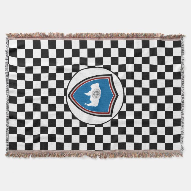 Wyoming flag throw blanket (Front)