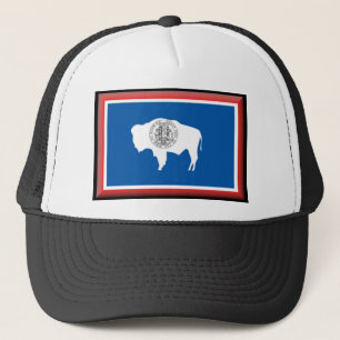 Wyoming Flag Trucker Hat