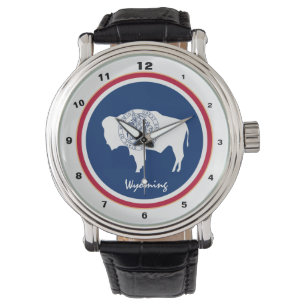 Wyoming Flag & Wyoming fashion USA /design watch