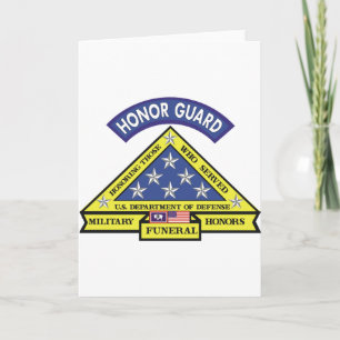 Wyoming Funeral Honors Team Card