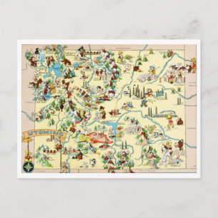 Wyoming Funny Postcard
