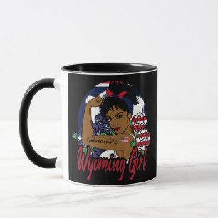 Wyoming Girls Wyoming proud State Flag for woman  Mug