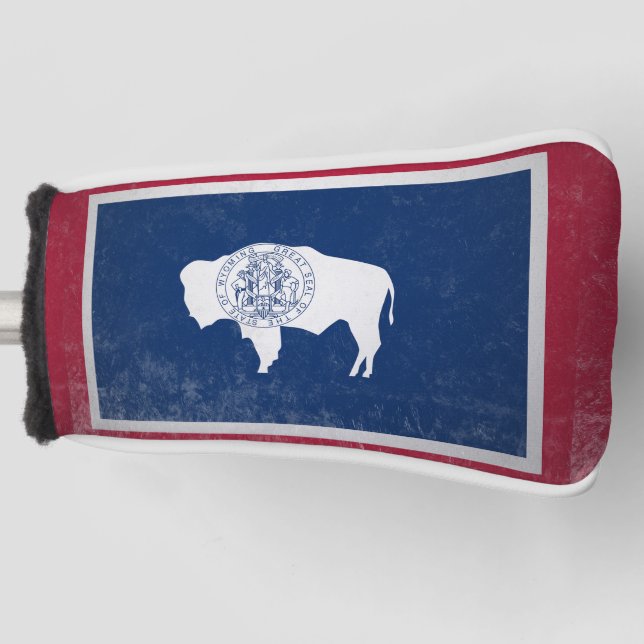 Wyoming Golf Head Cover (Front)